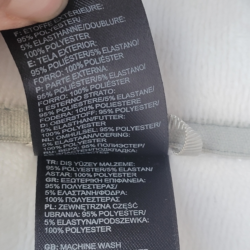 The North Face Jacket Womens SP Gray Full Zip Stretch Fleece Outdoors Warm - Picture 6 of 11